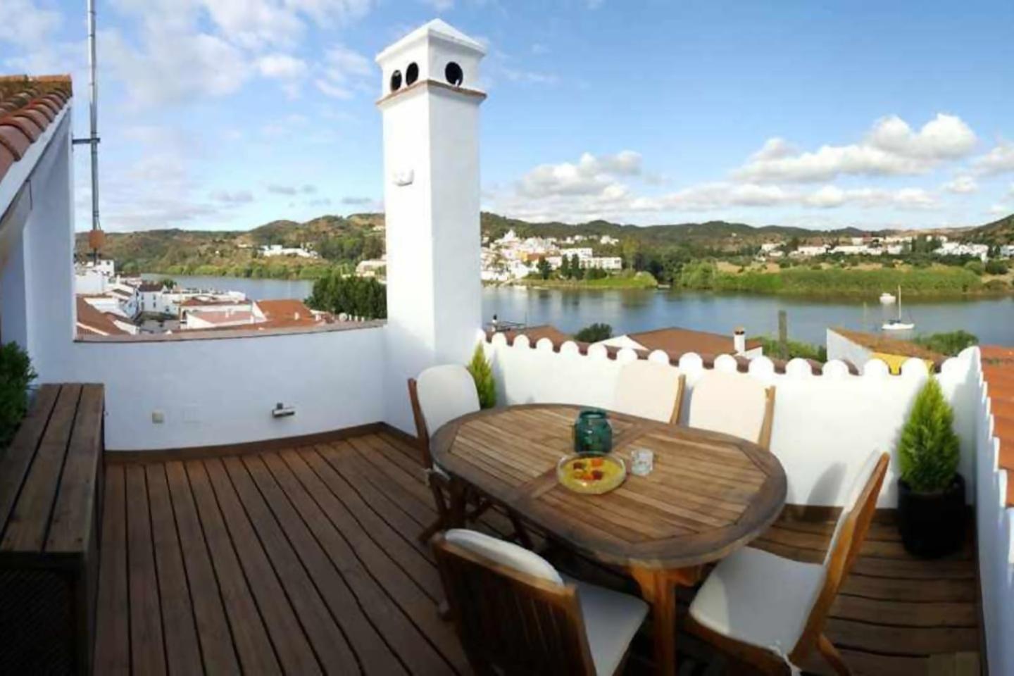 Casa Rural La Raba Terraza Con Increibles Vistas Sanlúcar de Guadiana Zewnętrze zdjęcie